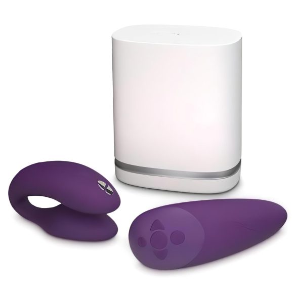 We-Vibe Chorus - επαναφορτιζόμενο, έξυπνο ζευγαροδονητής (μωβ)
