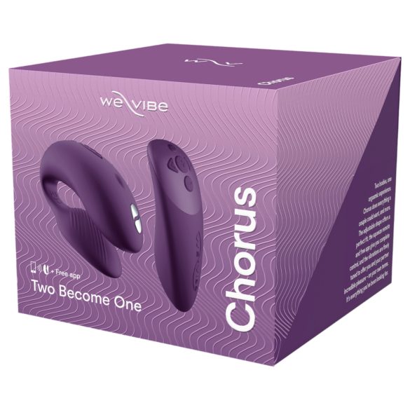 We-Vibe Chorus - έξυπνος δονητής ζευγαριού με μπαταρία (μωβ)