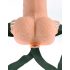 Fetish Strap-On 6 - κοίλος δονητής με ιμάντες (φυσικό)