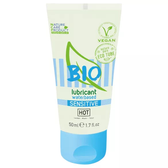 HOT Bio Sensitive - λιπαντικό νερού vegan - 50ml