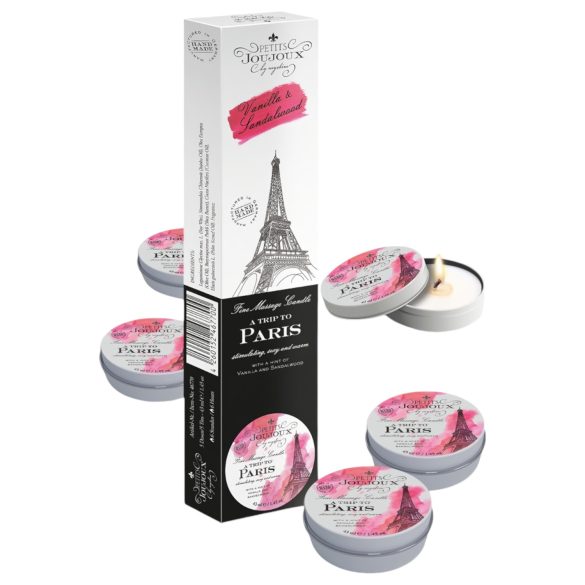 Petits Joujoux Paris - Κερί Μασάζ Βανίλια-Σανταλόξυλο (5x43ml)