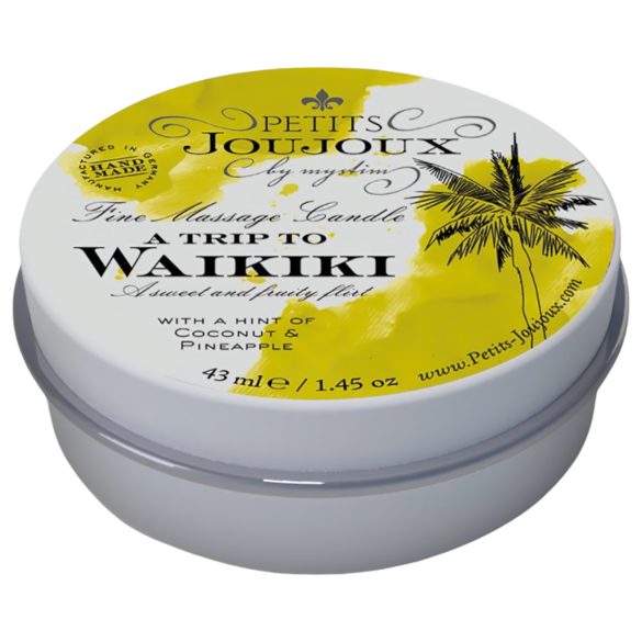 Petits Joujoux Waikiki - κερί μασάζ - καρύδα-ανανάς - 43ml