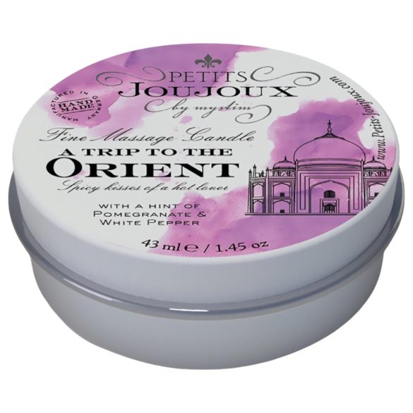 Petits Joujoux Orient - κερί μασάζ - ρόδι & λευκό πιπέρι - 43ml