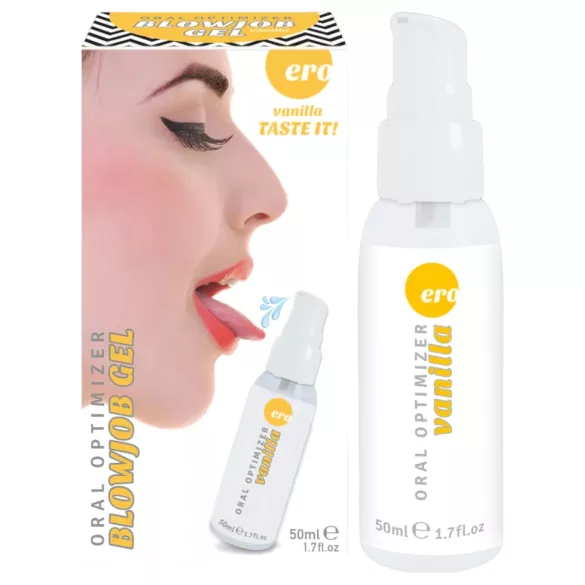 HOT - Τζελ για στοματικό σεξ (Blowjob Gel) - λιπαντικό για στοματική χρήση - βανίλια (50 ml)