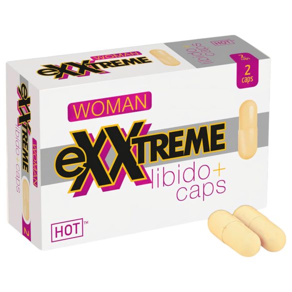 Hot Exxtreme - συμπλήρωμα διατροφής λίμπιντο για γυναίκες - 2 κάψουλες