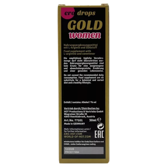 HOT Spanish Fly Gold Woman - αφροδισιακό για γυναίκες (30 ml)