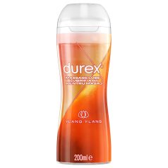   Durex 2 σε 1 λάδι μασάζ - Υλάνγκ Υλάνγκ (200ml)