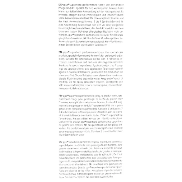 Pjur - καθυστέρηση οργασμού spray - άνδρας - 20ml