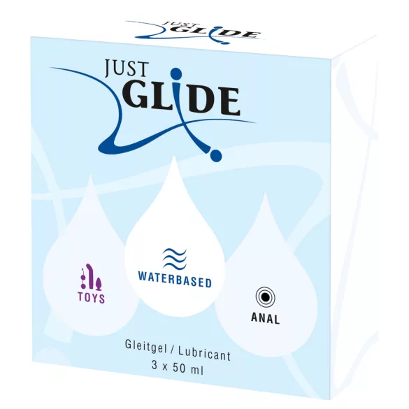 Just Glide - σετ λιπαντικό - 3 τεμάχια x 50ml