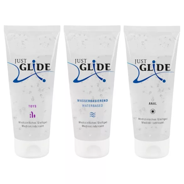 Just Glide - σετ λιπαντικό - 3x200ml