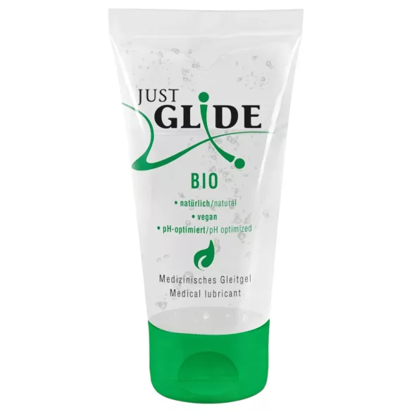 Just Glide Bio - λιπαντικό με βάση το νερό, vegan (50 ml)