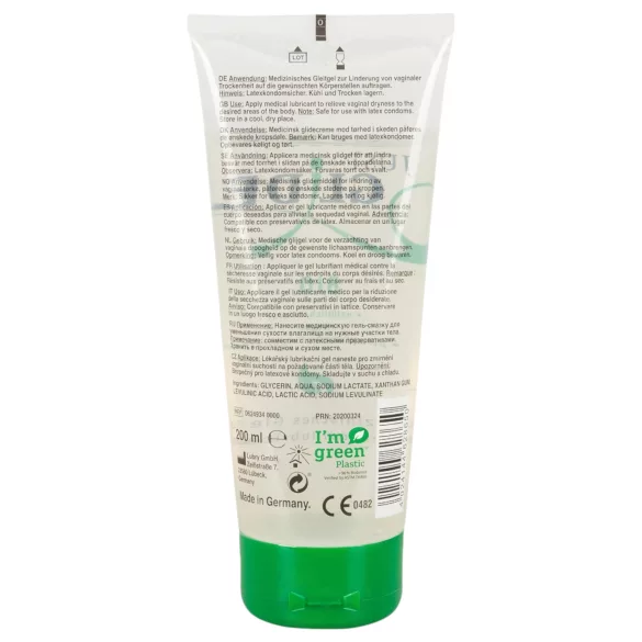 Just Glide Bio - λιπαντικό με βάση το νερό, vegan (50 ml) - 200ml