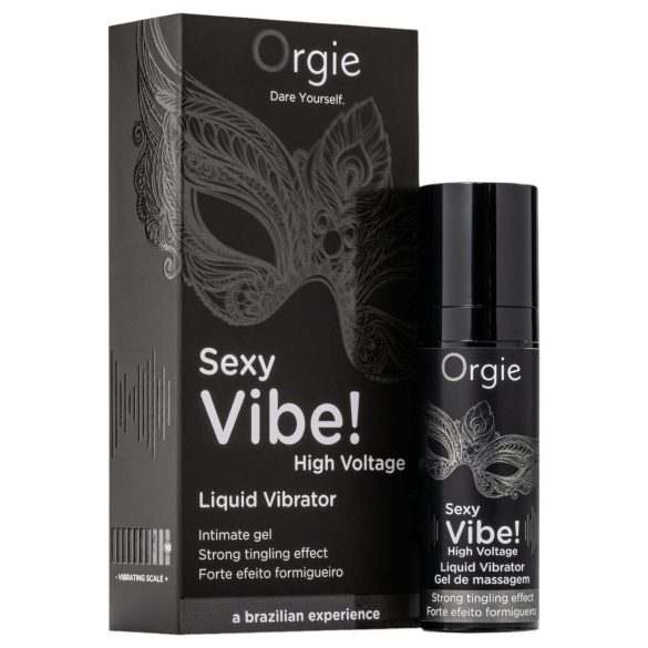 Orgie Sexy Vibe High Voltage - υγρό δονητής unisex (15ml)