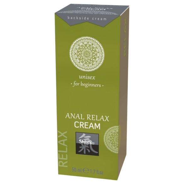 HOT Shiatsu Anal Relax - χαλαρωτική κρέμα λιπαντικό análních (50ml)