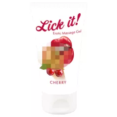   Lick it! - βρώσιμο λιπαντικό 2σε1 - γεύση κεράσι - 50ml