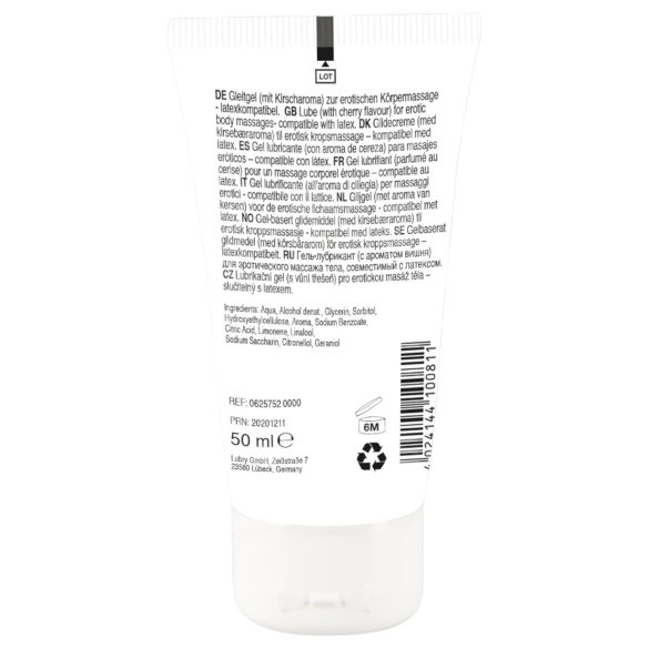 Lick it! - βρώσιμο λιπαντικό 2σε1 - γεύση κεράσι - 50ml