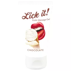   Lick it! - βρώσιμο λιπαντικό 2 σε 1 - λευκή σοκολάτα - 50ml