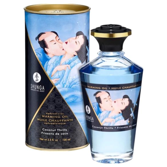 Shunga - Θερμαντικό Λάδι Μασάζ - Καρύδα (100ml)