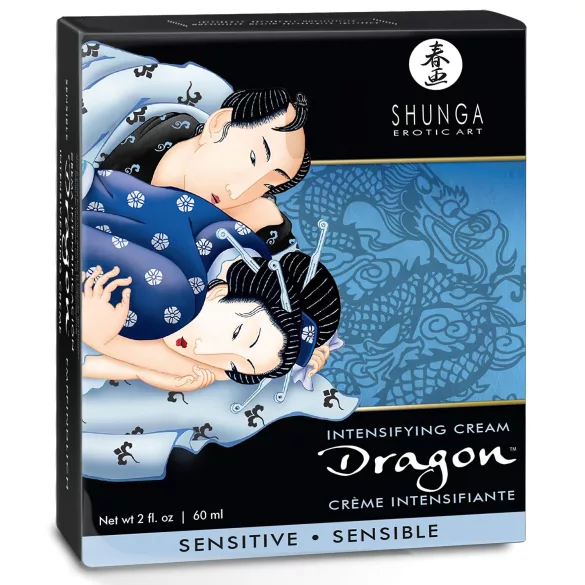 Shunga Dragon Sensitive - τζελ διέγερσης για άνδρες - 60ml