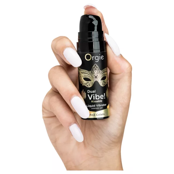 Orgie Dual Vibe! - υγρό δονητής - Piña Colada (15 ml)