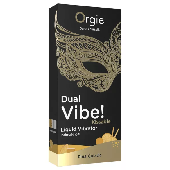 Orgie Dual Vibe! - υγρό δονητής - Piña Colada (15 ml)
