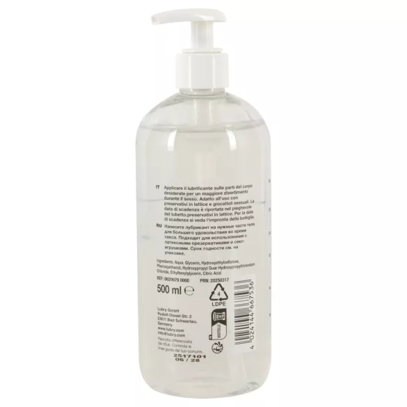Just Glide Toylube - λιπαντικό με βάση το νερό για ερωτικά παιχνίδια (500ml)