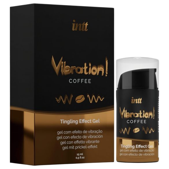 Intt Vibration! - υγρός δονητής - άρωμα καφέ - 15ml