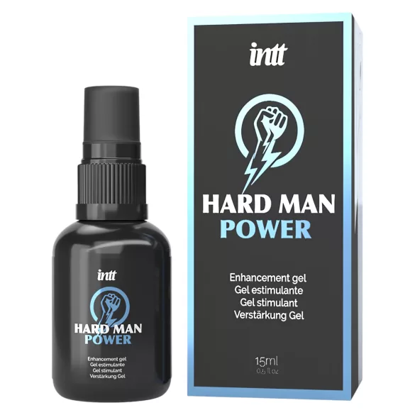 Intt Hard Man Power - τζελ διέγερσης για άνδρες - 15ml