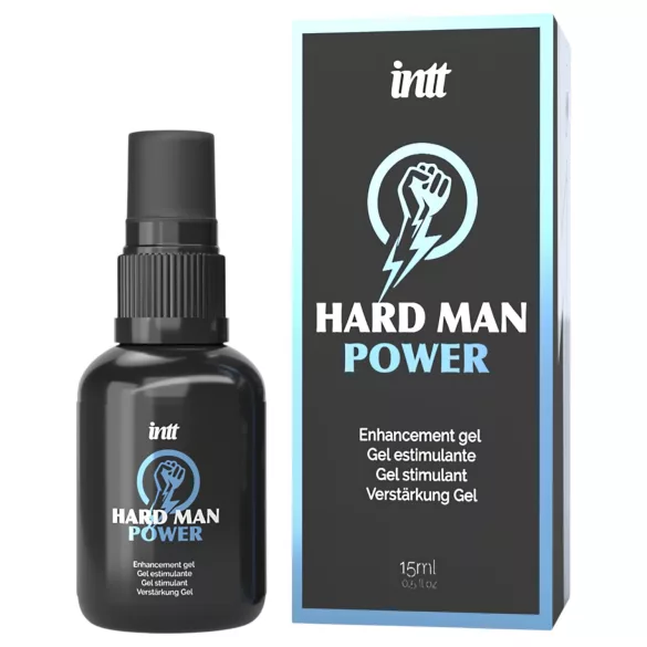 Intt Hard Man Power - τζελ διέγερσης για άνδρες - 15ml