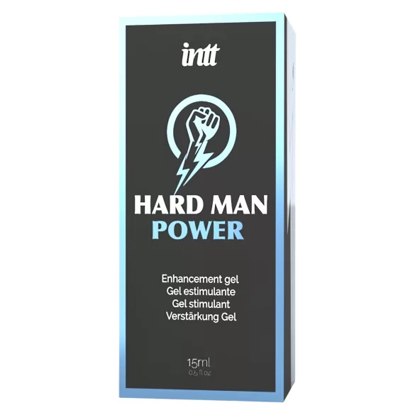 Intt Hard Man Power - τζελ διέγερσης για άνδρες - 15ml