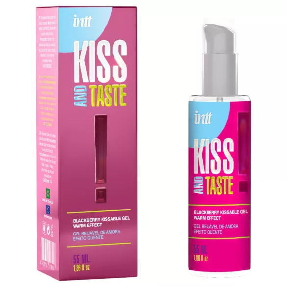 Intt Kiss and Taste - λιπαντικό με θερμαντική δράση - βατόμουρο (55ml)