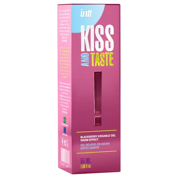 Intt Kiss and Taste - λιπαντικό με θερμαντική δράση - βατόμουρο (55ml)