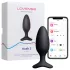 Lovense Hush 2 M - δονητής πρωκτού με έλεγχο μέσω εφαρμογής (45 mm, μαύρο)
