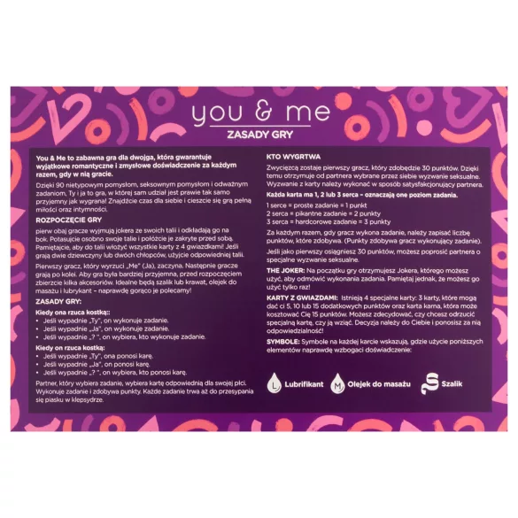 you & me - ερωτικό παιχνίδι για ζευγάρια (πολωνικά)