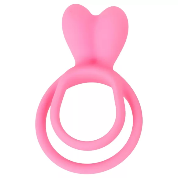Pulselock Cocktura - δαχτυλίδι πέους με κουνελάκι για ζευγάρια (ροζ)