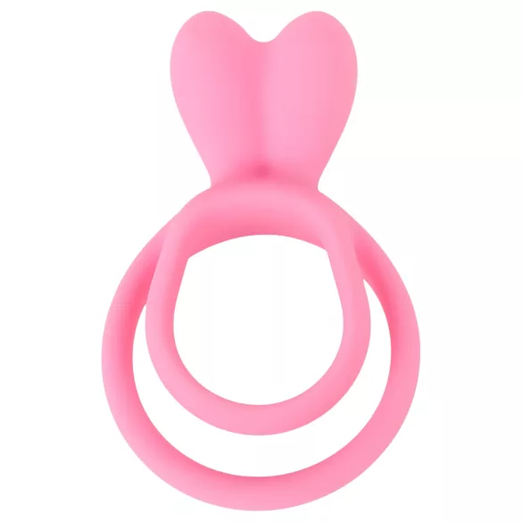Pulselock Cocktura - δαχτυλίδι πέους με κουνελάκι για ζευγάρια (ροζ)