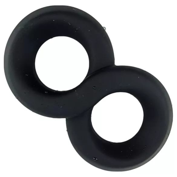 Pulselock Taur - διπλός δακτύλιος πέους και όρχεων (μαύρος) - 20mm