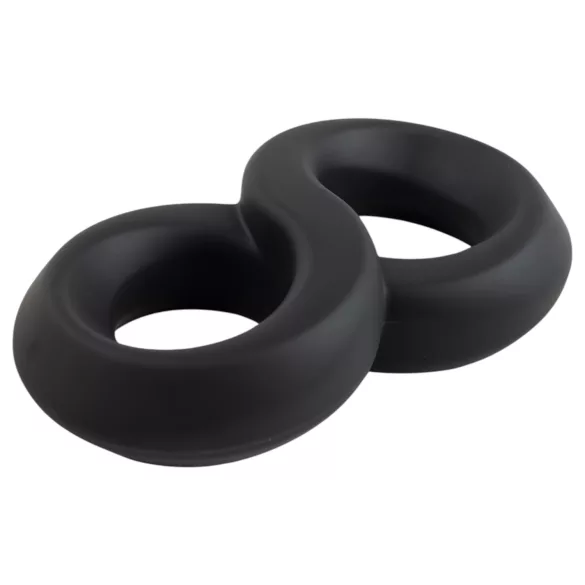 Pulselock Taur - διπλός δακτύλιος πέους και όρχεων (μαύρος) - 20mm