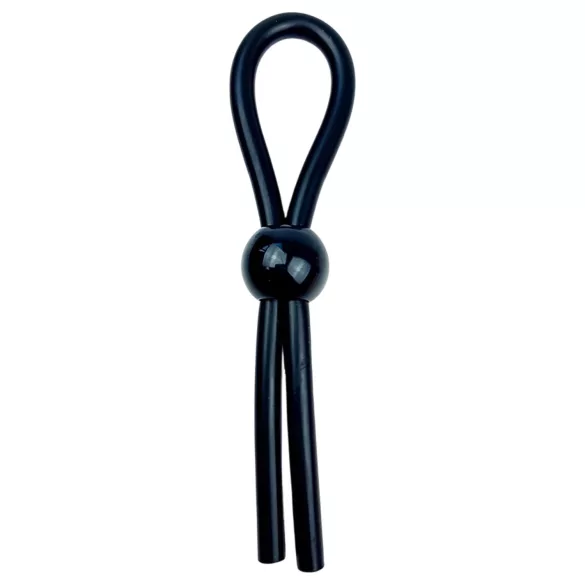 Pulselock Forge - ρυθμιζόμενο λαστιχένιο δαχτυλίδι πέους σιλικόνης (μαύρο)
