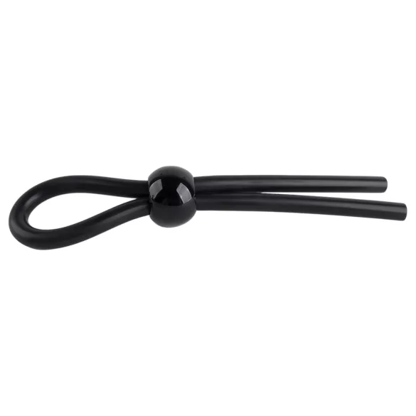 Pulselock Forge - ρυθμιζόμενο λαστιχένιο δαχτυλίδι πέους σιλικόνης (μαύρο)