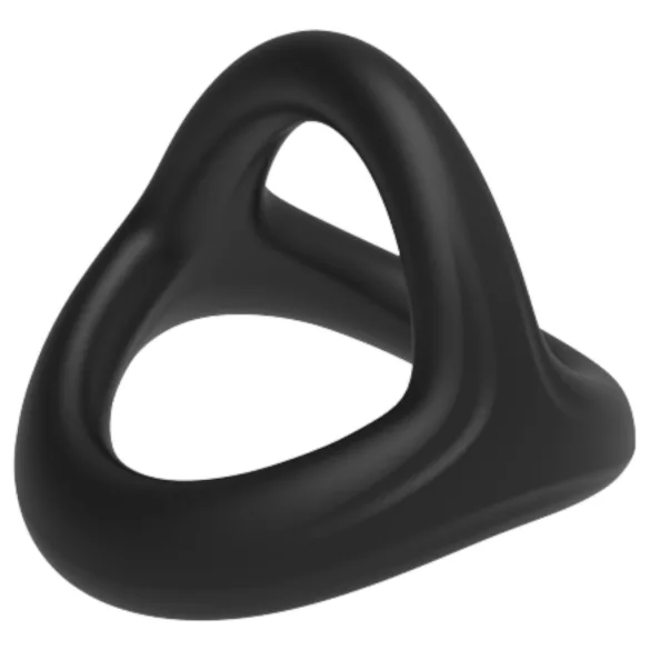 Pulselock Taur - Δαχτυλίδι πέους και όρχεων σε σχήμα Υ (μαύρο) - S