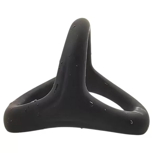 Pulselock Taur - Δαχτυλίδι πέους και όρχεων σε σχήμα Υ (μαύρο) - S