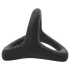 Pulselock Taur - Δαχτυλίδι πέους και όρχεων σε σχήμα Υ (μαύρο) - S