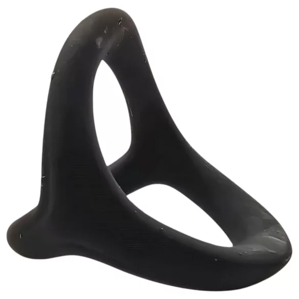 Pulselock Taur - Δαχτυλίδι πέους και όρχεων σε σχήμα Υ (μαύρο) - S