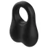 Pulselock Taur - δαχτυλίδι πέους από σιλικόνη με βαρίδια σε μορφή μπάλας (μαύρο)