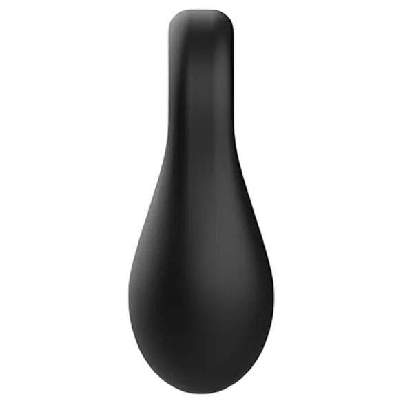 Pulselock Taur - δαχτυλίδι πέους από σιλικόνη με βαρίδια σε μορφή μπάλας (μαύρο)