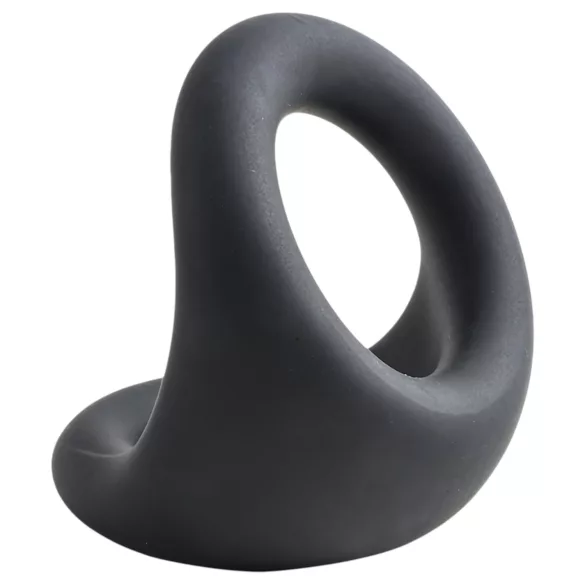 Pulselock Taur - δαχτυλίδι πέους και όρχεων με ανάγλυφο περίγραμμα (μαύρο)