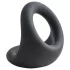 Pulselock Taur - δαχτυλίδι πέους και όρχεων με ανάγλυφο περίγραμμα (μαύρο)