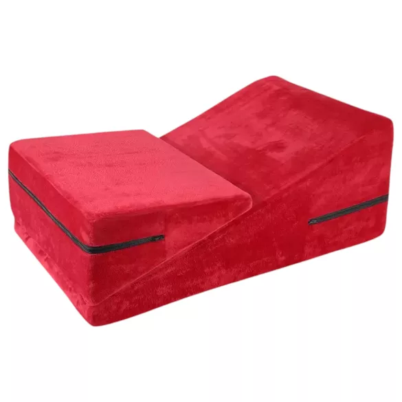 Desirel Magic Pillow σφηνοειδές σετ σεξ μαξιλαριών - μικρό + μεγάλο (κόκκινο)