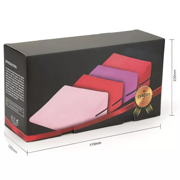 Desirel Magic Pillow σφηνοειδές σετ σεξ μαξιλαριών - μικρό + μεγάλο (κόκκινο)
